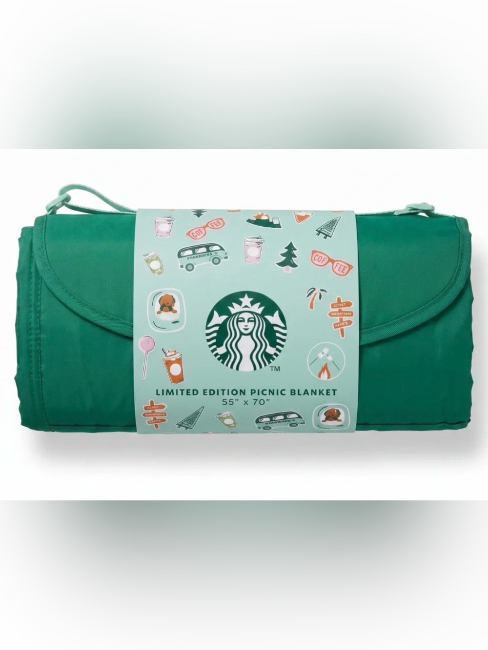 Starbucks Hit the Road Limited Edition  Picnic Blanket